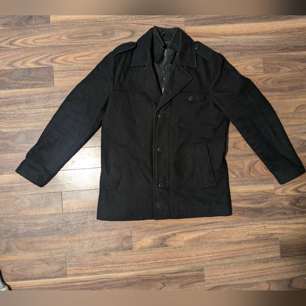 Buffalo David Bitton peacoat (M)